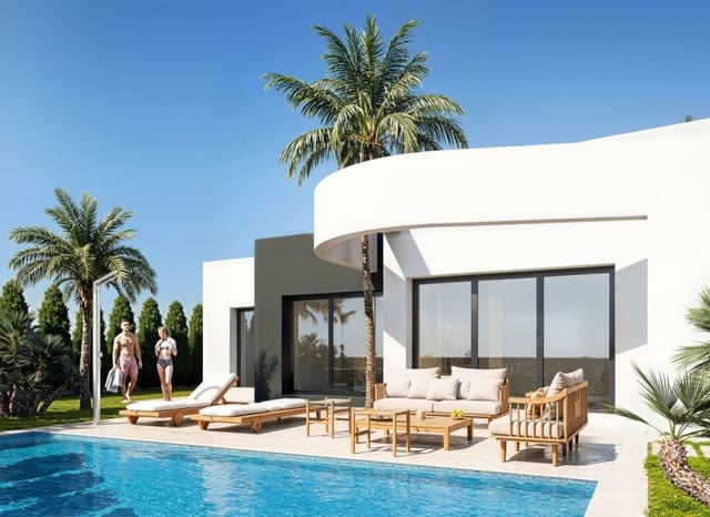 3 slaapkamer Villa te koop in Las Lomas de Rame - Bahía Bella, Los Alcázares met zwembad garage - € 599.000 (Ref: 9800214)