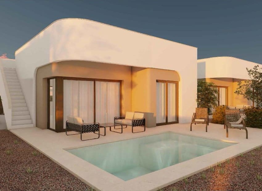 2 Zimmer Villa zu verkaufen in Fuente Alamo de Murcia mit Pool Garage - 310.000 € (Ref: 9855820)