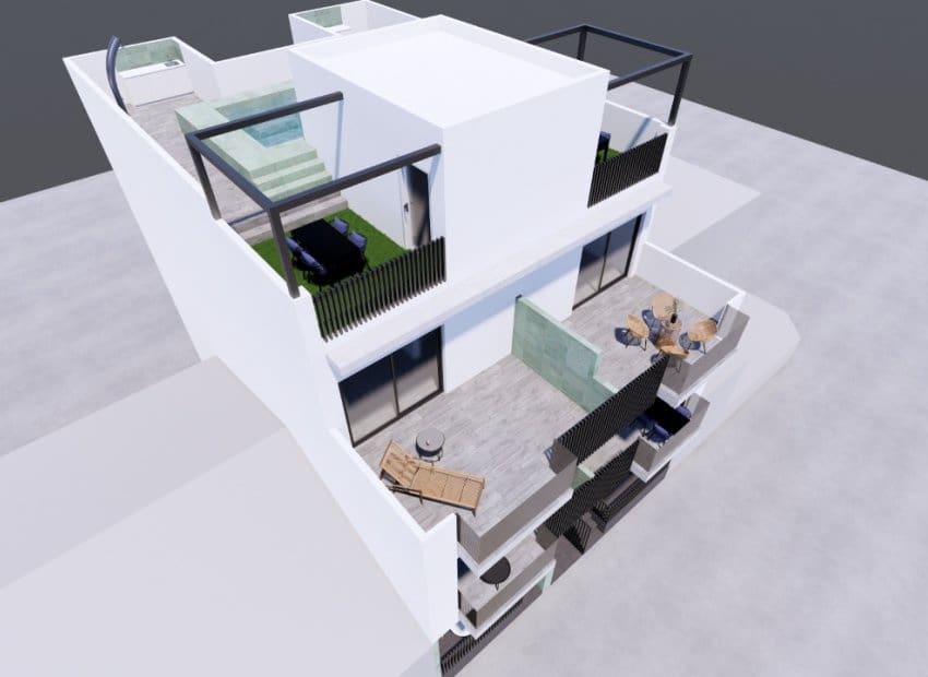 2 bedroom Apartment for sale in Torre de la Horadada with pool - € 295,900 (Ref: 9855832)