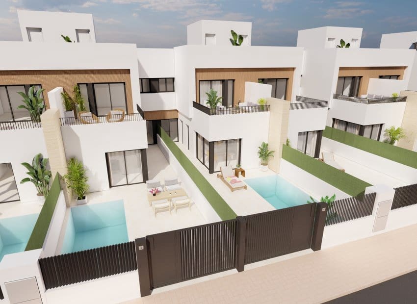 3 makuuhuone Omakotitalo myytävänä paikassa Santiago de la Ribera mukana uima-altaan - 409 900 € (Ref: 9870340)