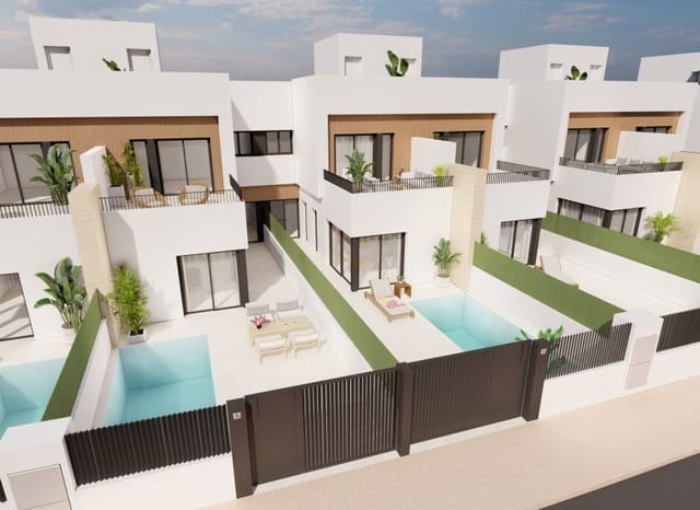 3 makuuhuone Omakotitalo myytävänä paikassa Santiago de la Ribera, San Javier mukana uima-altaan - 409 900 € (Ref: 9870340)