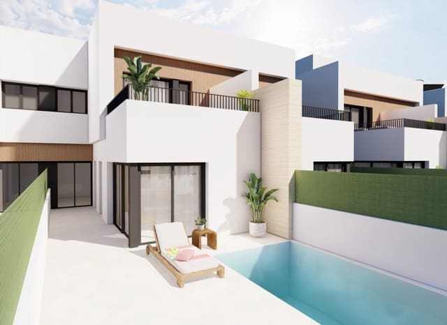 3 makuuhuone Omakotitalo myytävänä paikassa Santiago de la Ribera, San Javier mukana uima-altaan - 409 900 € (Ref: 9870340)