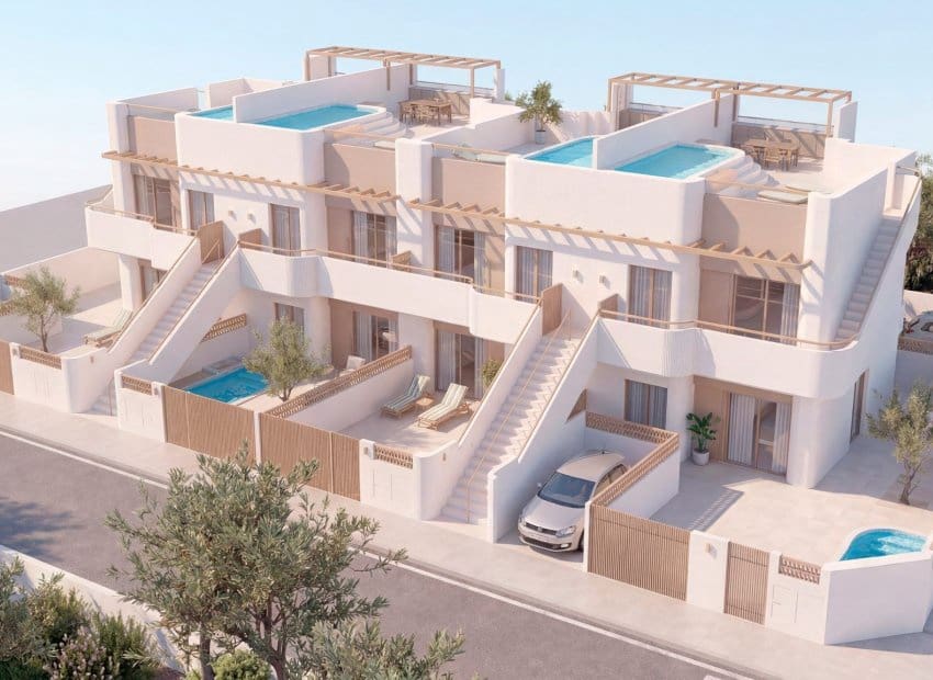 2 makuuhuone Huoneisto myytävänä paikassa Pilar de la Horadada mukana uima-altaan - 274 900 € (Ref: 9942784)