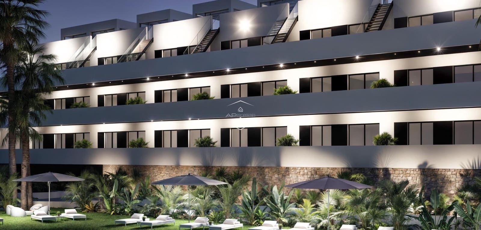 2 bedroom Apartment for sale in Finestrat with pool - € 299,900 (Ref: 9289958)