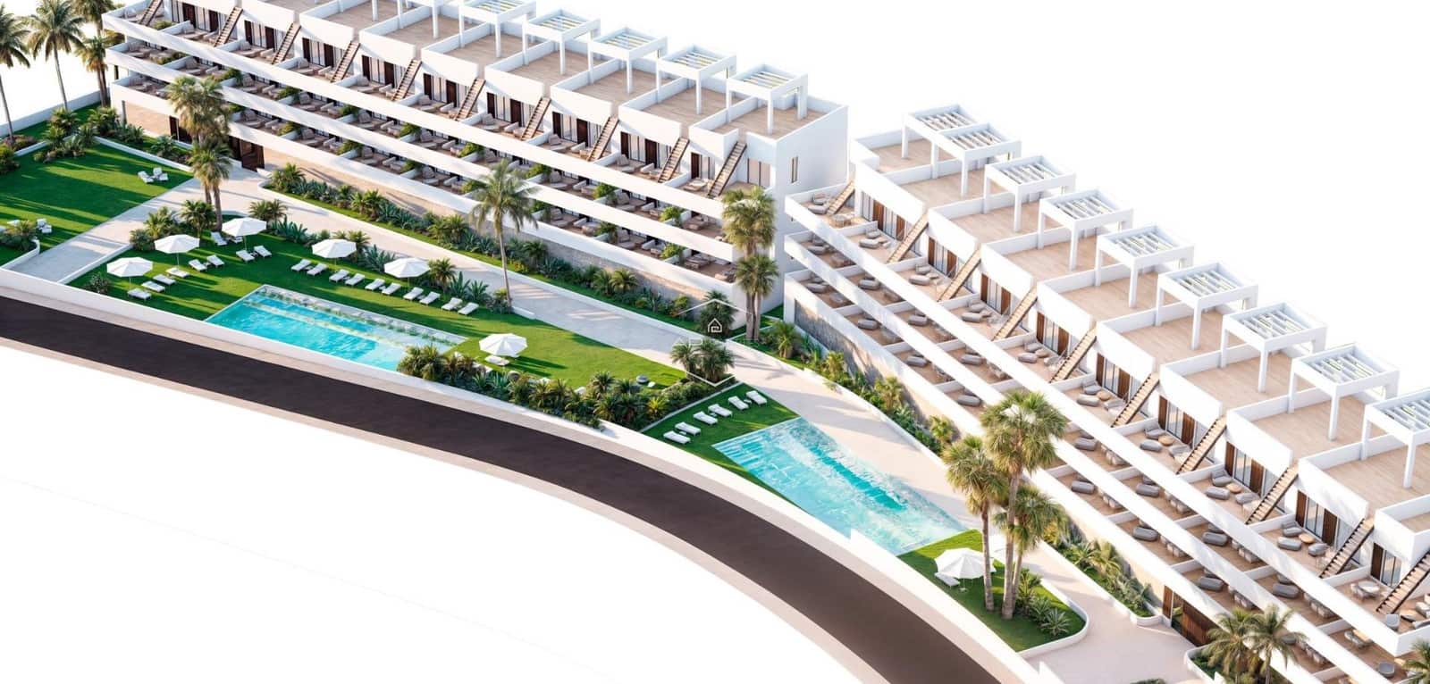 2 bedroom Apartment for sale in Finestrat with pool - € 299,900 (Ref: 9289958)