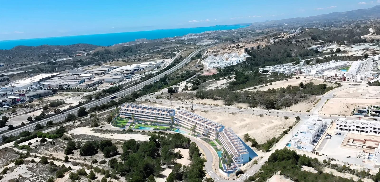 2 bedroom Apartment for sale in Finestrat with pool - € 299,900 (Ref: 9289958)