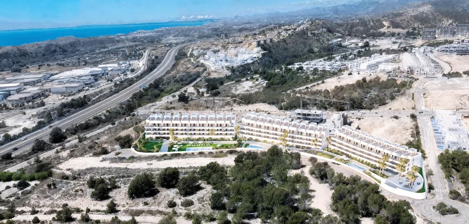 2 bedroom Apartment for sale in Finestrat with pool - € 299,900 (Ref: 9289958)