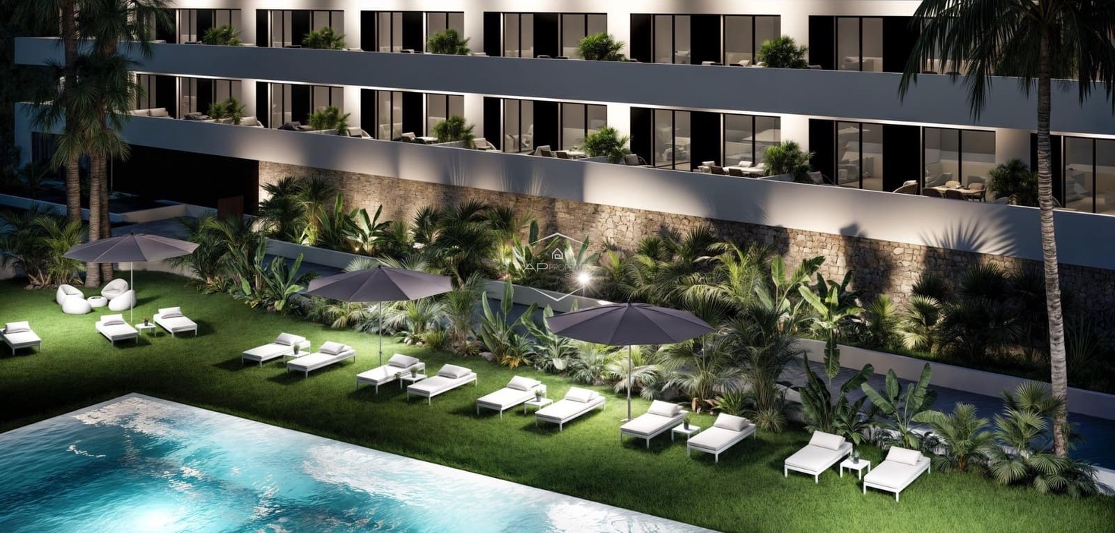 2 bedroom Apartment for sale in Finestrat with pool - € 299,900 (Ref: 9289958)