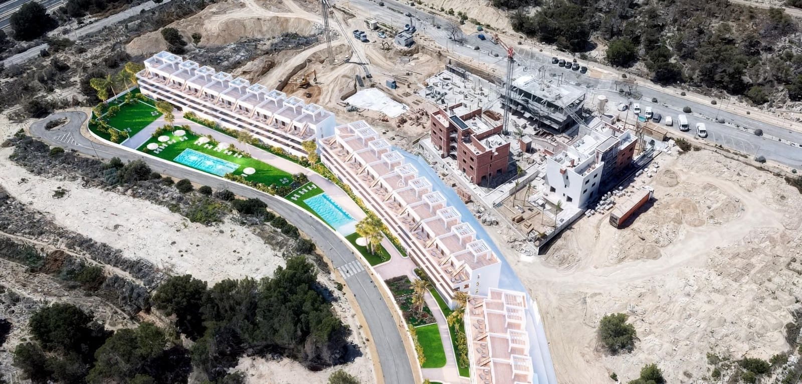 2 bedroom Apartment for sale in Finestrat with pool - € 299,900 (Ref: 9289958)