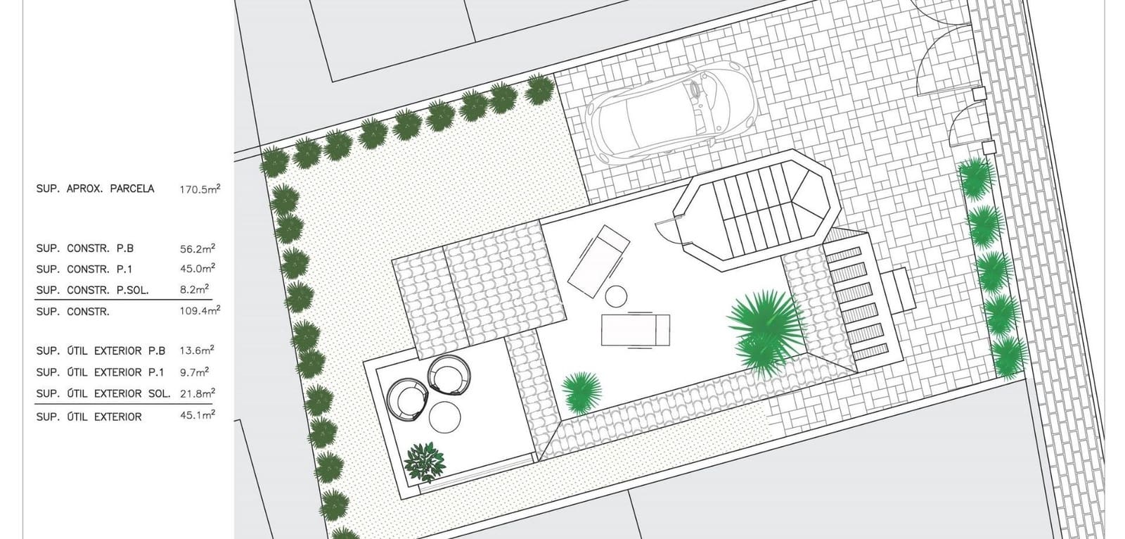 3 makuuhuone Paritalo myytävänä paikassa San Fulgencio mukana uima-altaan - 275 000 € (Ref: 9289965)