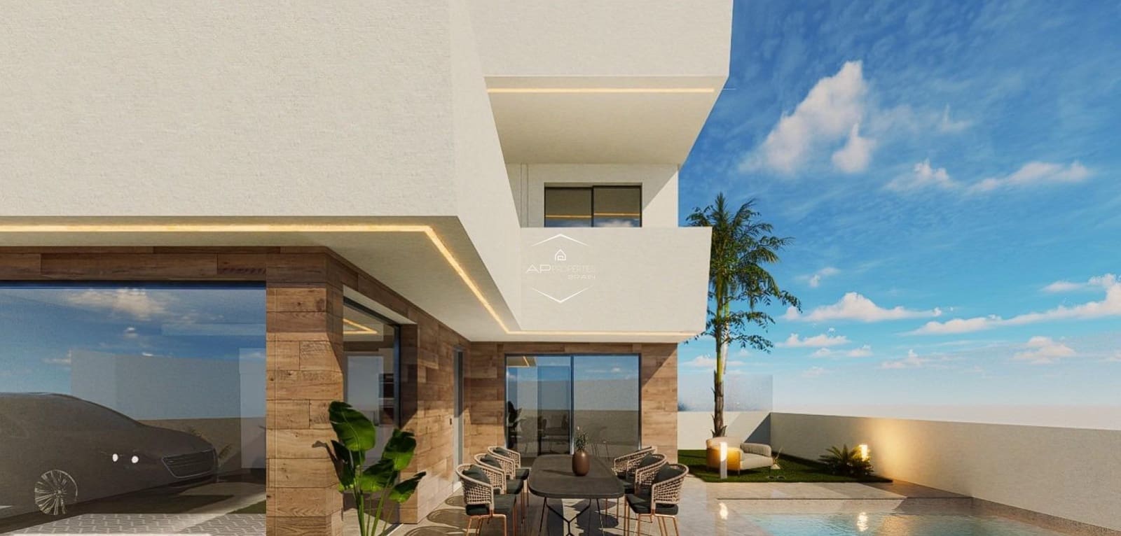 3 bedroom Villa for sale in San Pedro del Pinatar with pool - € 499,950 (Ref: 9289966)