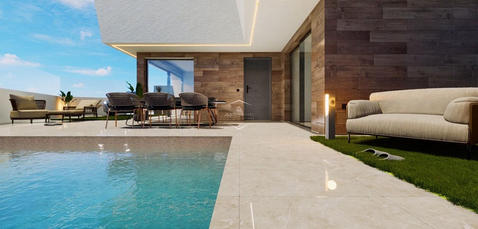 3 bedroom Villa for sale in San Pedro del Pinatar with pool - € 499,950 (Ref: 9289966)