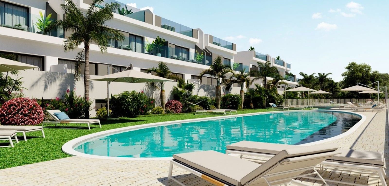 Bungalow de 2 habitaciones en Los Balcones en venta con piscina - 309.000 € (Ref: 9289968)