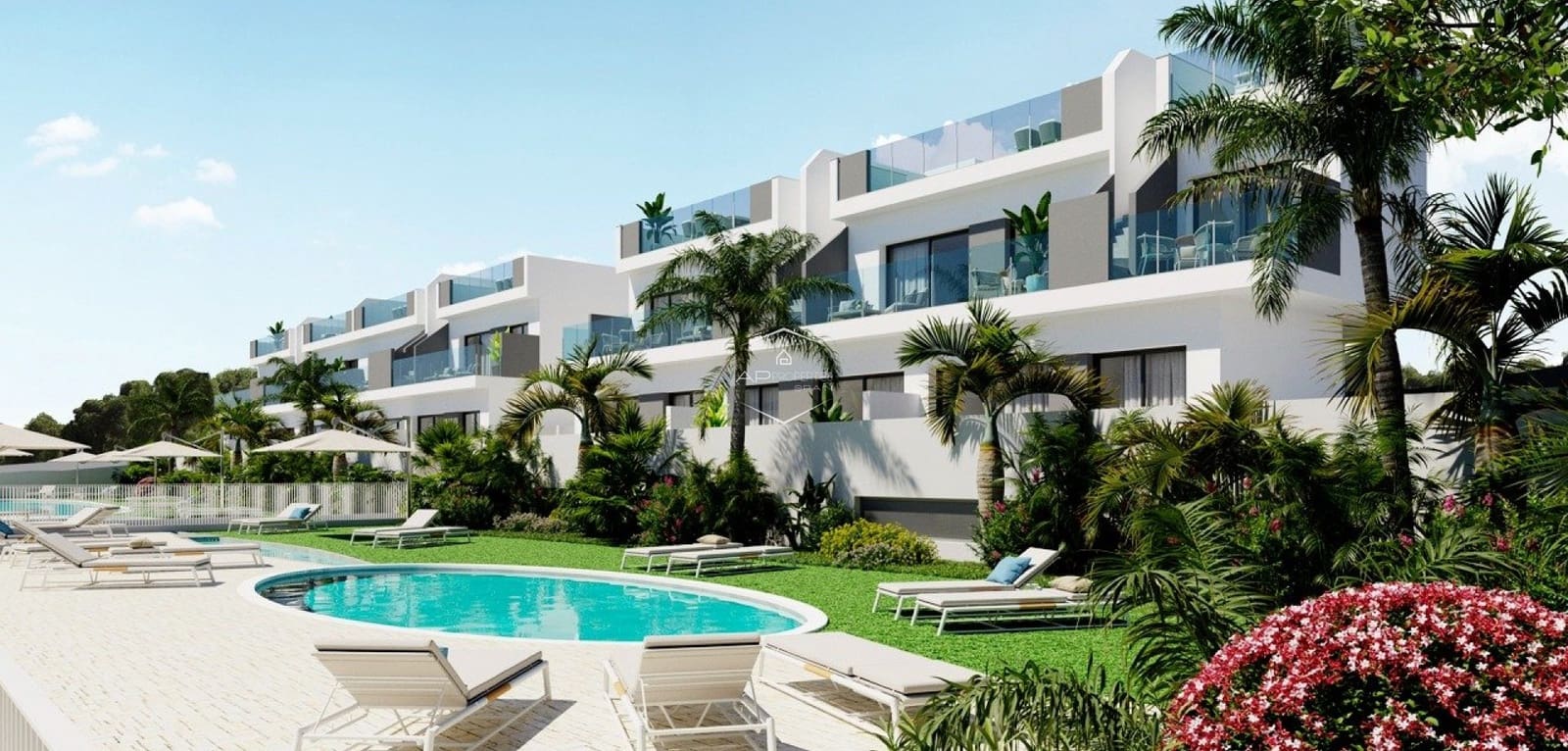 Bungalow de 2 habitaciones en Los Balcones en venta con piscina - 309.000 € (Ref: 9289968)