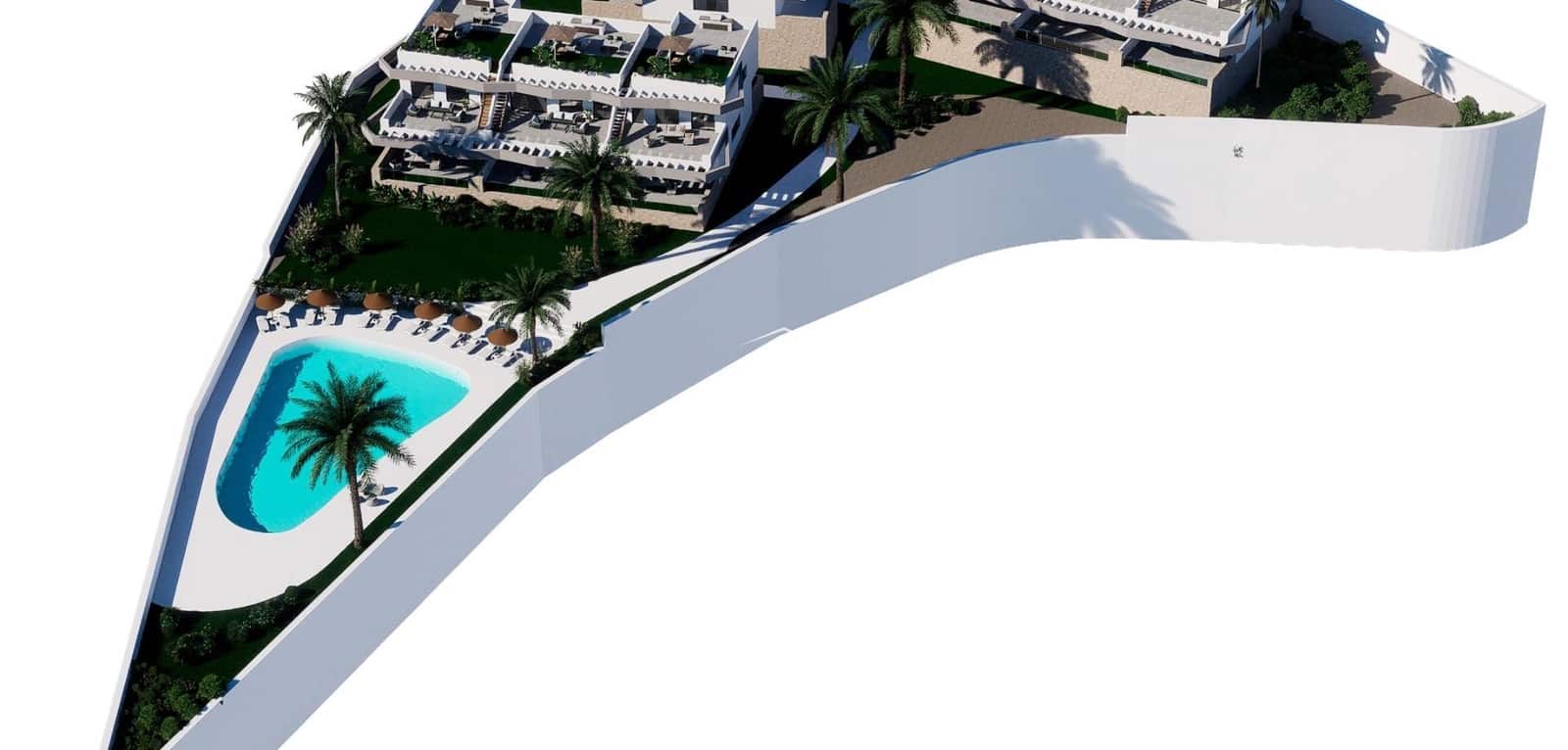 2 soveværelse Bungalow til salg i Finestrat med swimmingpool - € 429.900 (Ref: 9289970)