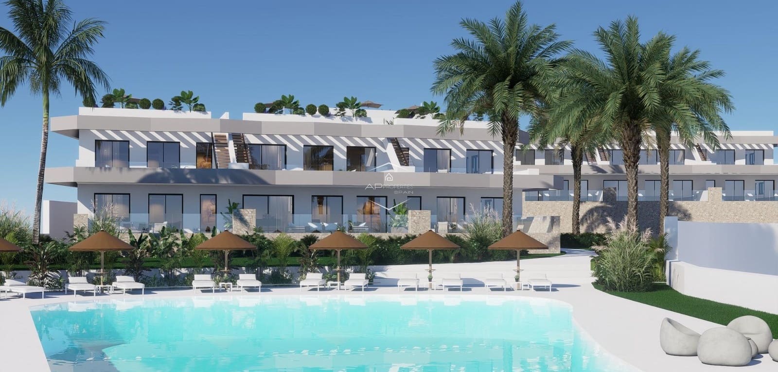 2 soveværelse Bungalow til salg i Finestrat med swimmingpool - € 429.900 (Ref: 9289970)