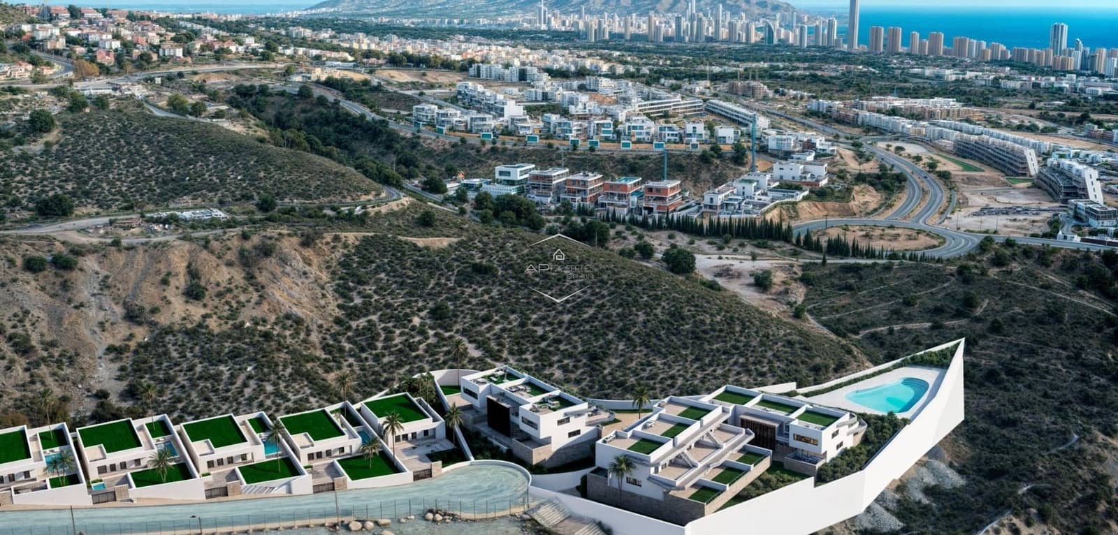 2 soveværelse Bungalow til salg i Finestrat med swimmingpool - € 429.900 (Ref: 9289970)