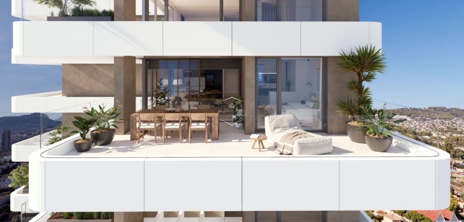 Apartamento de 2 habitaciones en Calpe / Calp en venta con piscina - 575.360 € (Ref: 9289974)