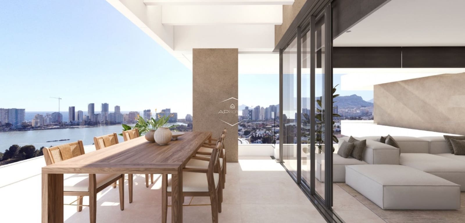 Apartamento de 2 habitaciones en Calpe / Calp en venta con piscina - 575.360 € (Ref: 9289974)