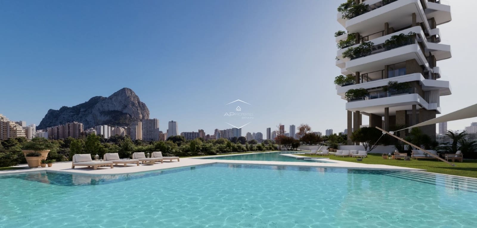 Apartamento de 2 habitaciones en Calpe / Calp en venta con piscina - 575.360 € (Ref: 9289974)