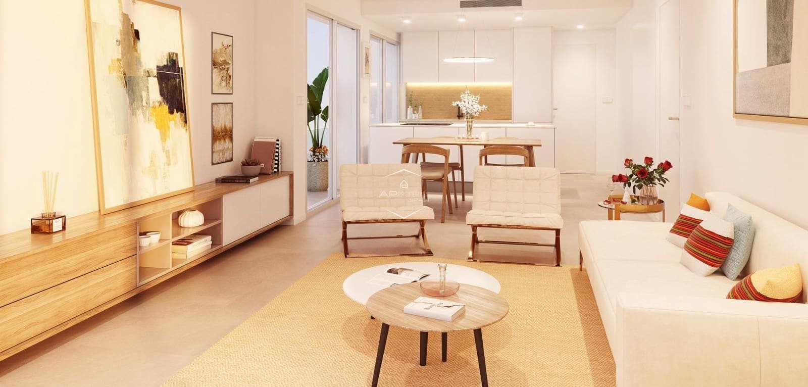 2 quarto Apartamento para venda em Pilar de la Horadada com piscina - 249 000 € (Ref: 9289981)