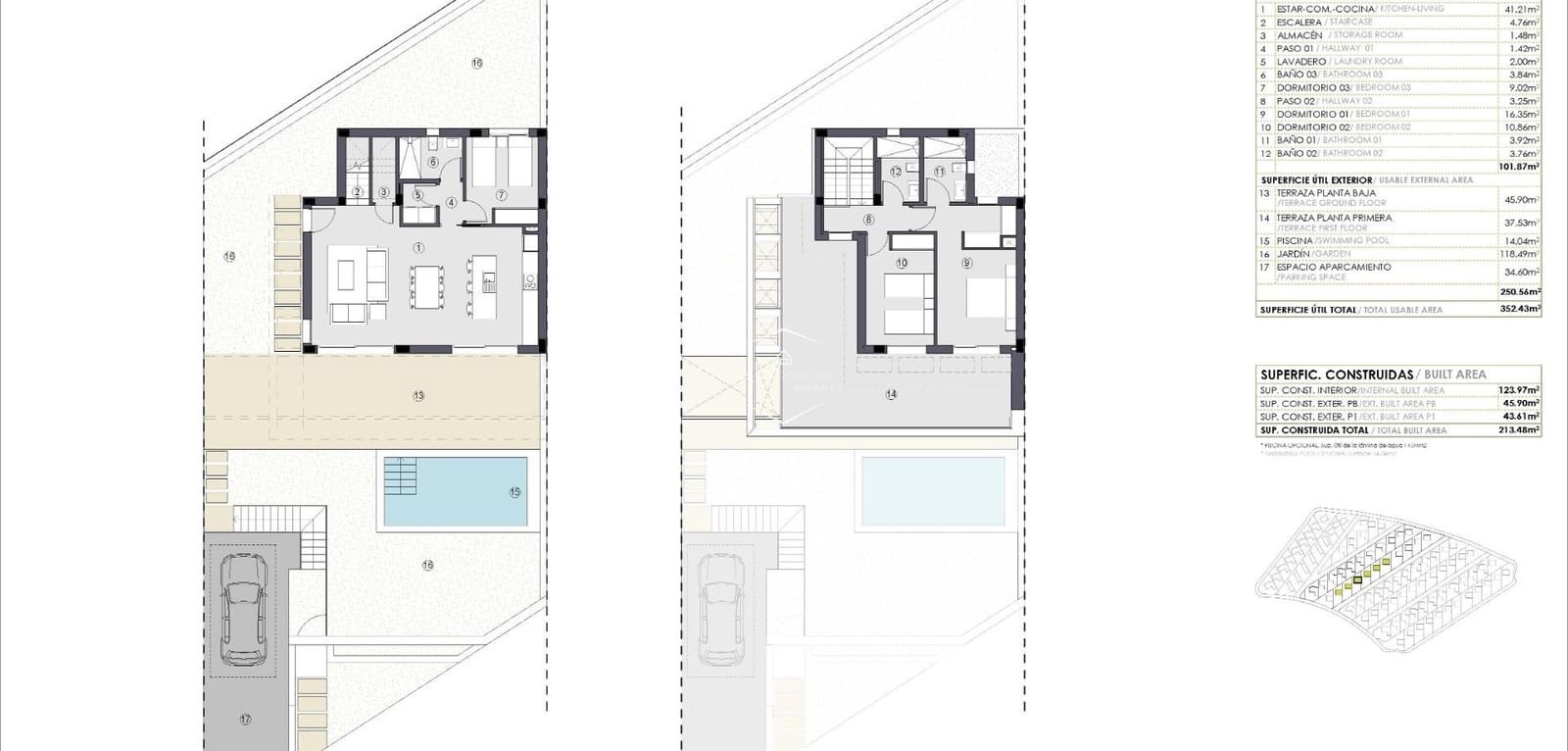 3 Zimmer Villa zu verkaufen in Polop mit Pool - 585.400 € (Ref: 9290910)