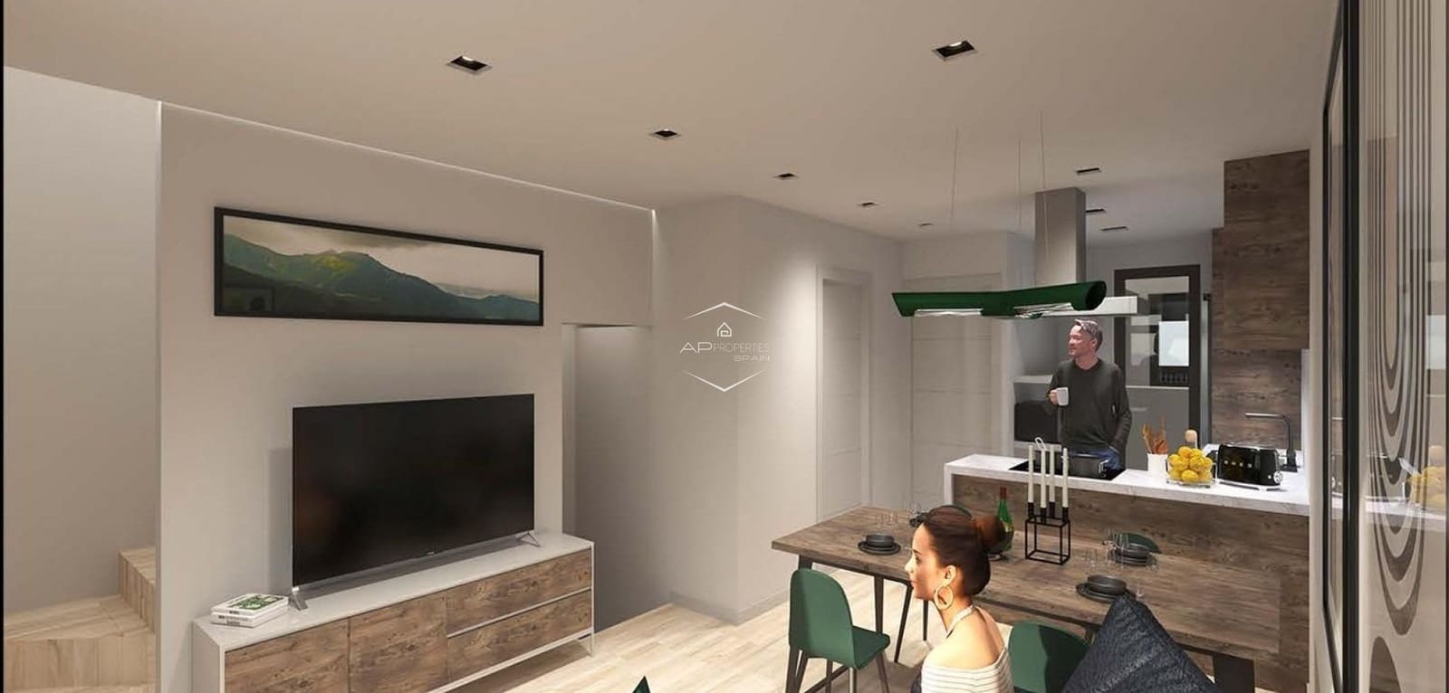 2 soveværelse Byhus til salg i Dolores med swimmingpool - € 259.000 (Ref: 9340241)