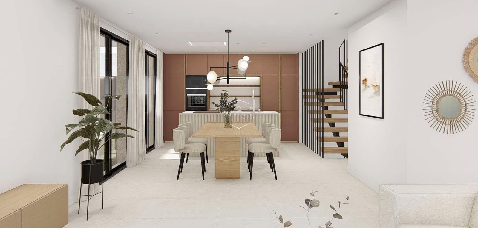 3 soveværelse Rækkehus til salg i Ciudad Quesada med swimmingpool - € 435.000 (Ref: 9340242)