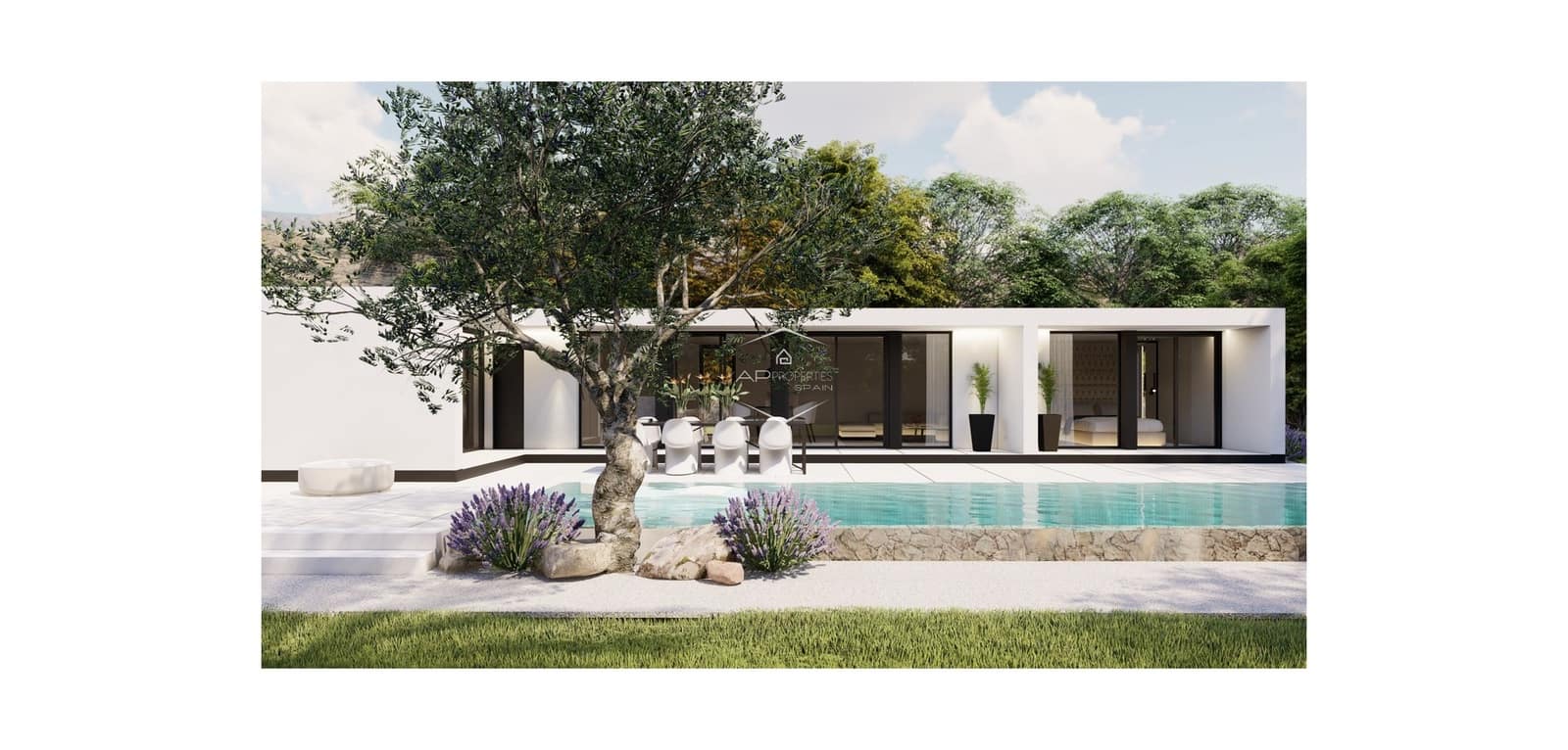 Chalet de 3 habitaciones en Aspe en venta con piscina - 429.000 € (Ref: 9932713)