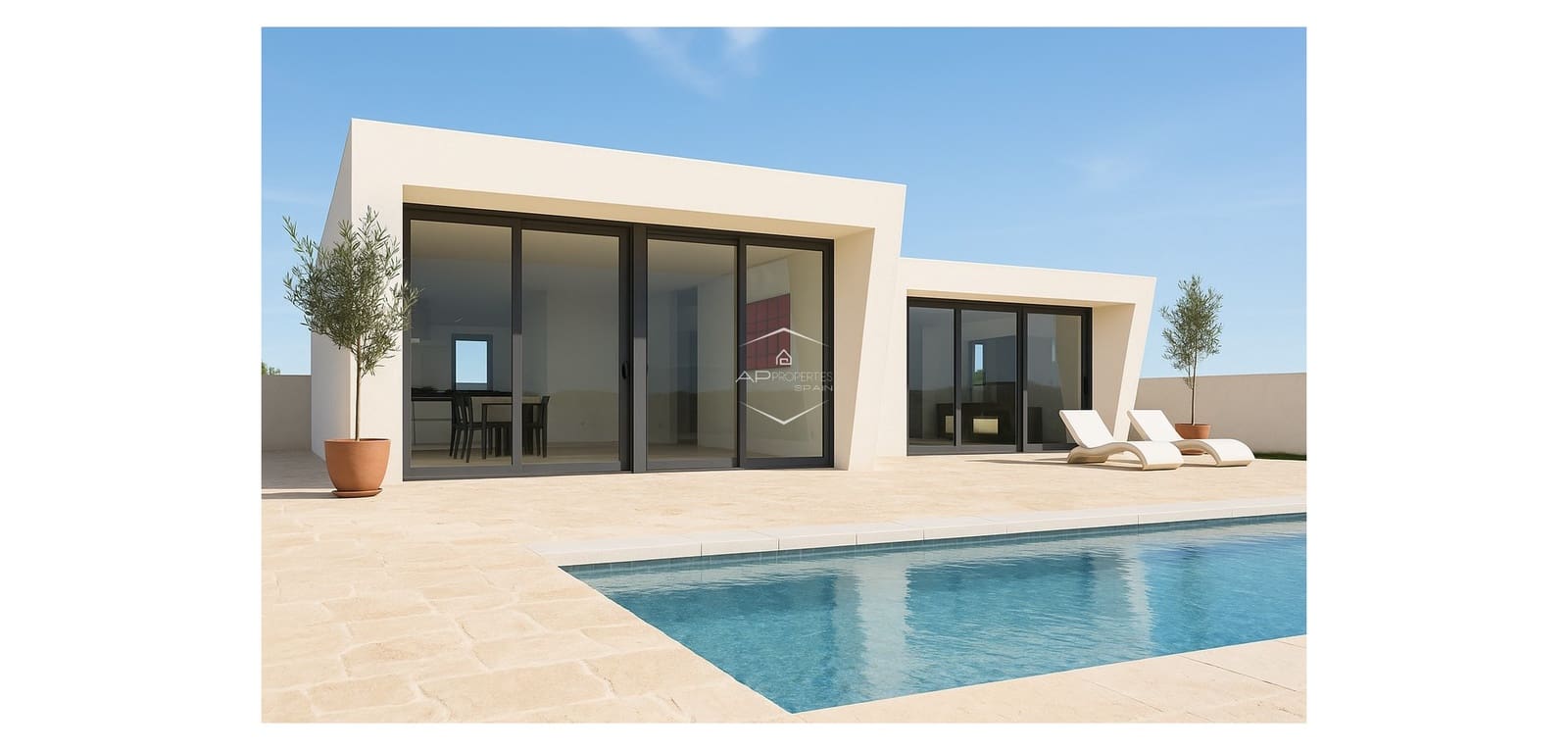 2 bedroom Villa for sale in Pinoso with pool - € 284,500 (Ref: 9955652)