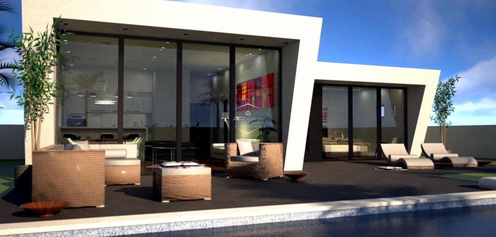2 bedroom Villa for sale in Pinoso with pool - € 284,500 (Ref: 9955652)