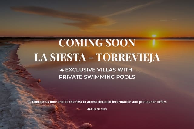 3 sypialnia Willa na sprzedaż w El Chaparral, Torrevieja z basenem garażem - 550 000 € (Ref: 9386029)