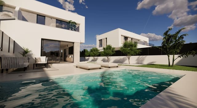 3 chambre Villa/Maison à vendre à El Chaparral, Torrevieja avec piscine garage - 550 000 € (Ref: 9386029)