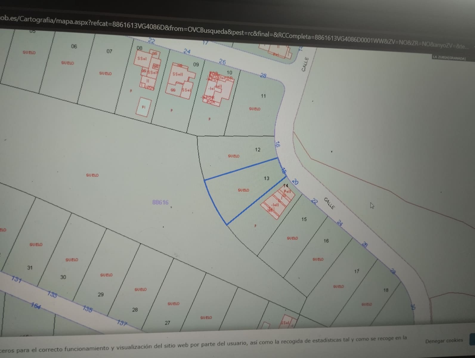 Grunde uden byggetilladelser til salg i La Zubia - € 74.900 (Ref: 8930726)