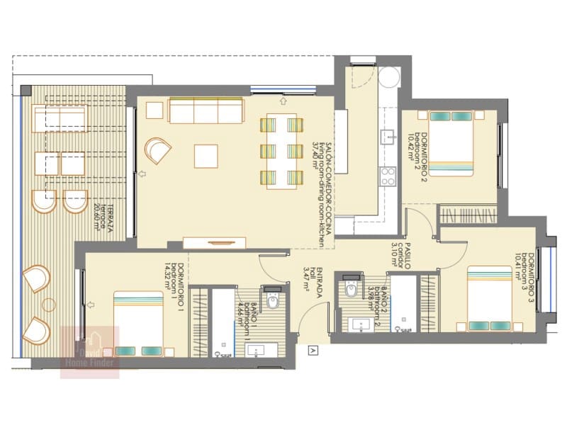 3 chambre Penthouse à vendre à Estepona avec piscine garage - 725 000 € (Ref: 8939005)