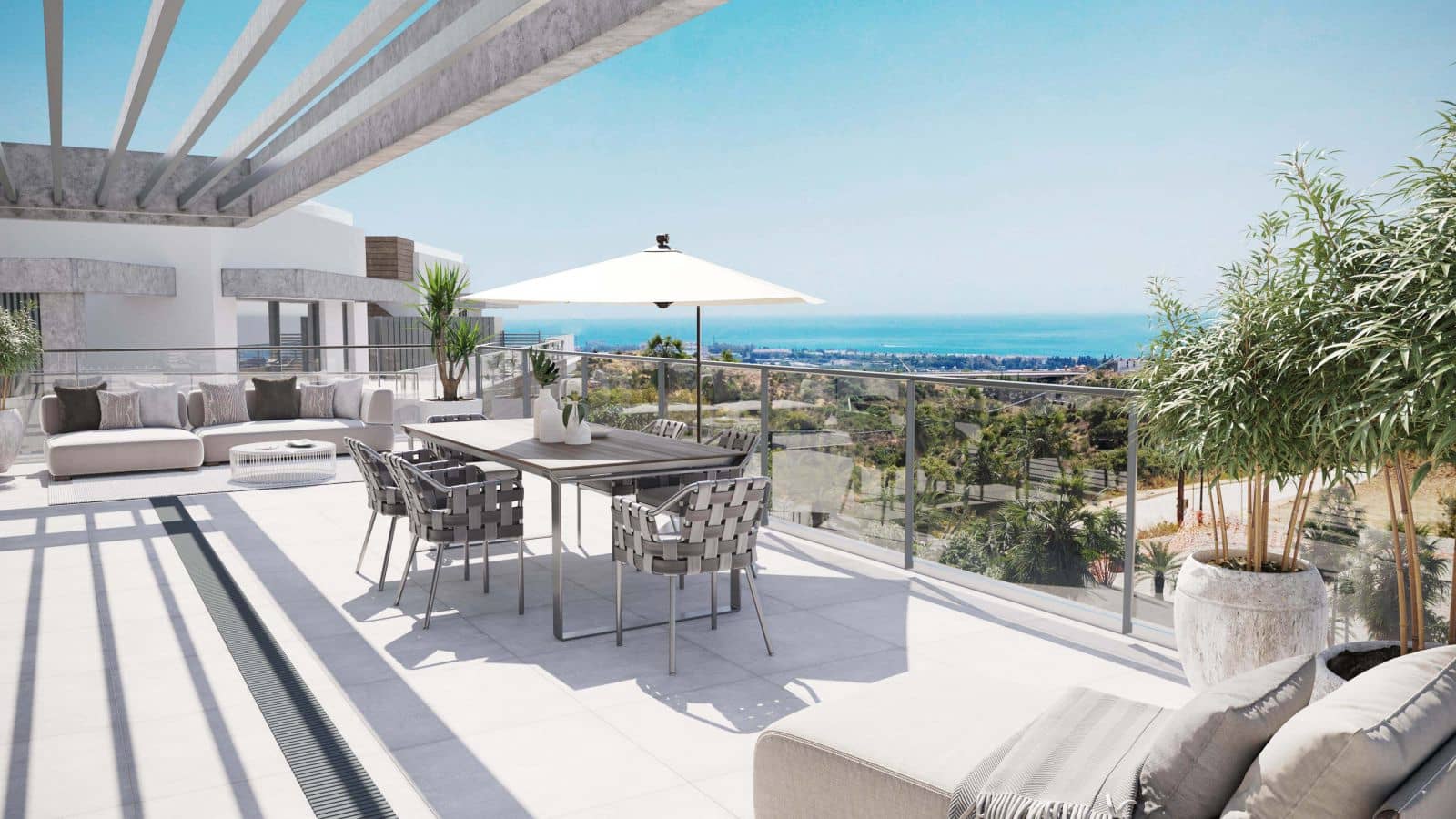 3 soveværelse Penthouse til salg i Los Monteros med swimmingpool - € 1.150.000 (Ref: 8201614)