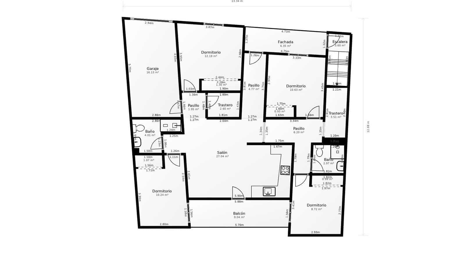 4 makuuhuone Omakotitalo myytävänä paikassa Fuengirola - 315 000 € (Ref: 9559751)