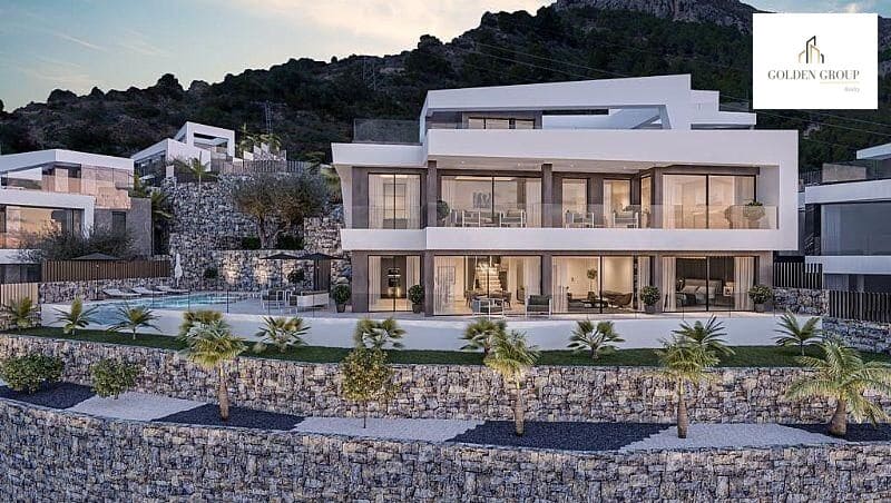 4 sypialnia Willa na sprzedaż w Calpe / Calp z basenem garażem - 1 950 000 € (Ref: 8421426)