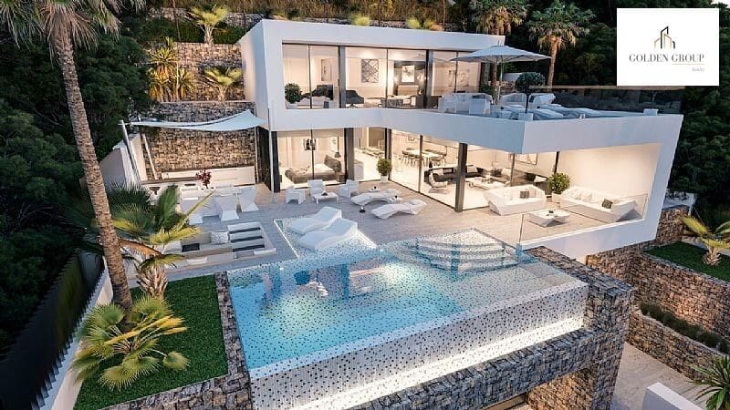 4 soverom Villa til salgs i Calpe / Calp med svømmebasseng garasje - € 1 550 000 (Ref: 8430485)