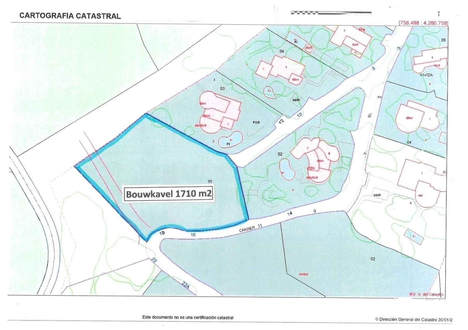 Byggegrund til salg i Altea la Vella - € 349.000 (Ref: 8599827)