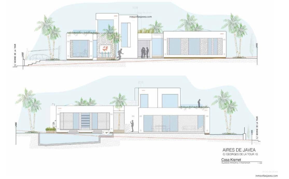 5 sypialnia Willa na sprzedaż w Javea / Xabia z basenem garażem - 1 900 000 € (Ref: 8932134)