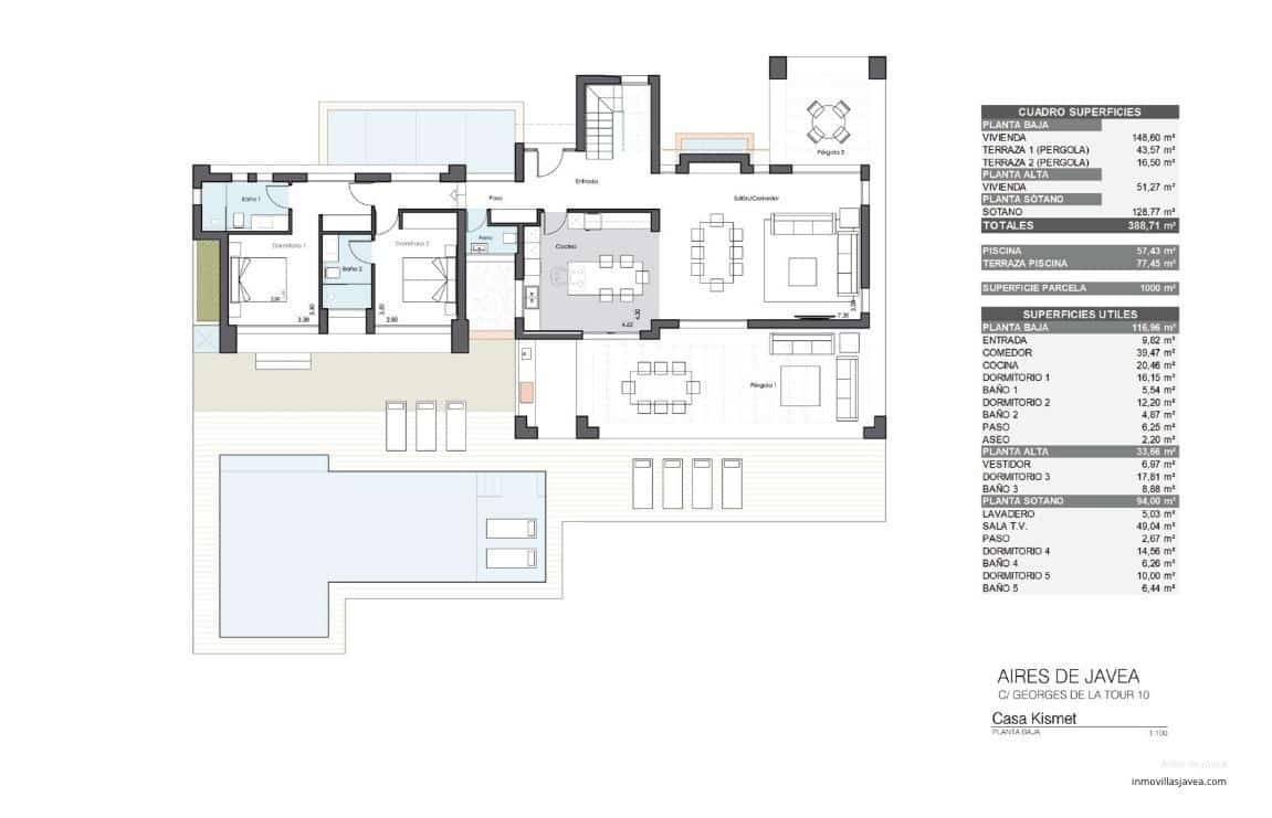 5 sypialnia Willa na sprzedaż w Javea / Xabia z basenem garażem - 1 900 000 € (Ref: 8932134)
