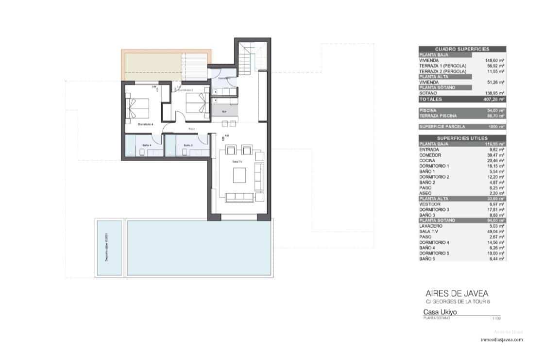 5 sypialnia Willa na sprzedaż w Javea / Xabia z basenem garażem - 2 300 000 € (Ref: 8961745)