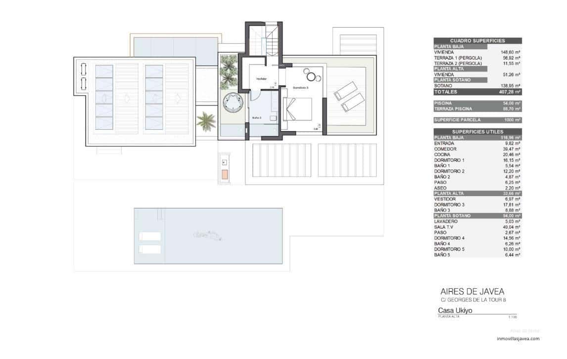 5 sypialnia Willa na sprzedaż w Javea / Xabia z basenem garażem - 2 300 000 € (Ref: 8961745)