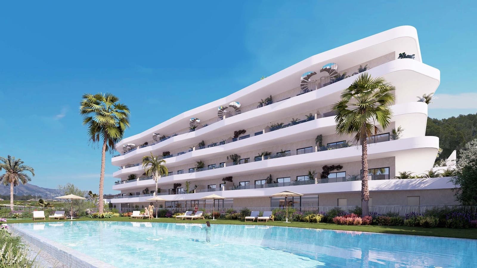 2 soverom Leilighet til salgs i La Nucia med svømmebasseng garasje - € 368 125 (Ref: 9159625)
