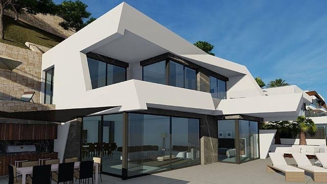 4 sypialnia Willa na sprzedaż w Maryvilla, Calpe / Calp z basenem garażem - 1 690 000 € (Ref: 9419989)