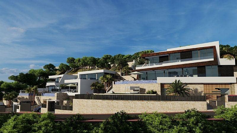 4 sypialnia Willa na sprzedaż w Calpe / Calp z basenem garażem - 1 690 000 € (Ref: 9419989)