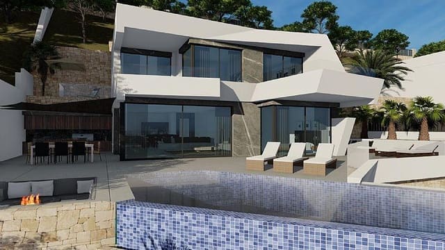 4 sypialnia Willa na sprzedaż w Maryvilla, Calpe / Calp z basenem garażem - 1 690 000 € (Ref: 9419989)