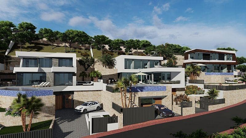 4 sypialnia Willa na sprzedaż w Calpe / Calp z basenem garażem - 1 690 000 € (Ref: 9419989)