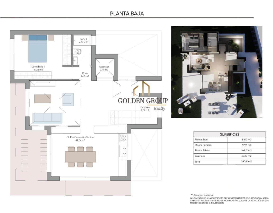 3 bedroom Villa for sale in Finestrat with pool garage - € 699,900 (Ref: 9513559)